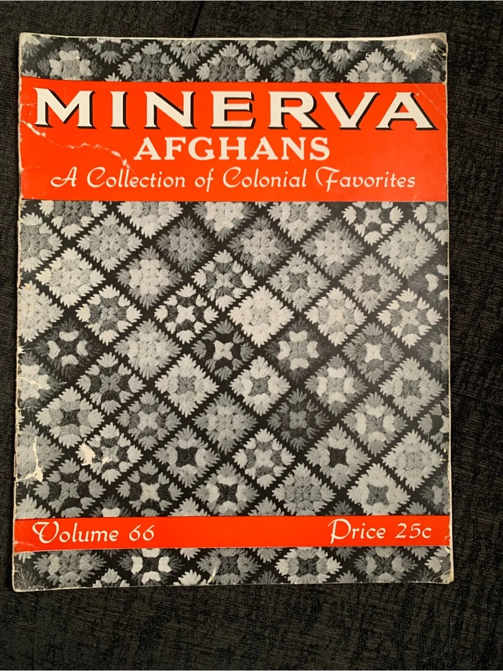 Lot of 3 vtg Crochet Pattern booklets Special Afghans & Minerva Book Lot (2)